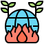 Global warming 图标 64x64
