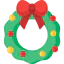 Christmas wreath icon 64x64