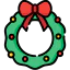 Christmas wreath icon 64x64