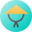 Bamboo hat icon 64x64
