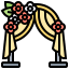 Wedding arch icon 64x64