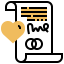 Marriage certificate icon 64x64