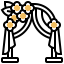 Wedding arch icon 64x64