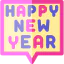 Happy new year アイコン 64x64
