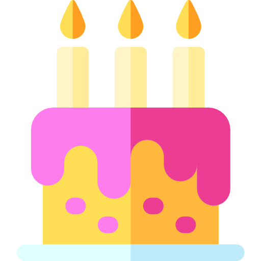 Birthday cake ícone