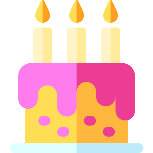 Birthday cake icon