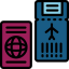 Boarding pass icon 64x64
