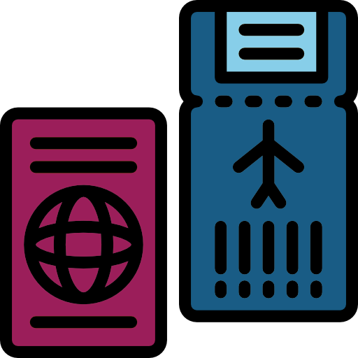 Boarding pass icon
