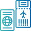 Boarding pass icon 64x64