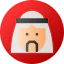 Arab man icon 64x64