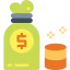 Money bag icon 64x64