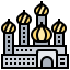Cathedral of saint basil Ikona 64x64