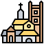 Church of saints simon and helena Ikona 64x64