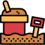 Sand bucket アイコン 64x64