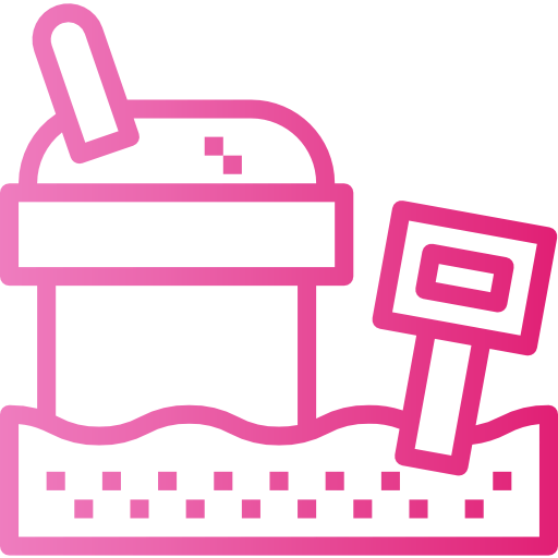 Sand bucket icon