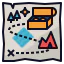 Treasure map icon 64x64