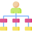 Organization chart Ikona 64x64