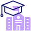 Graduation cap icon 64x64