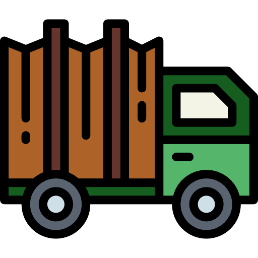 Cargo truck icon