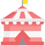 Circus tent icon 64x64
