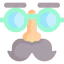 Glasses with mustache icon 64x64