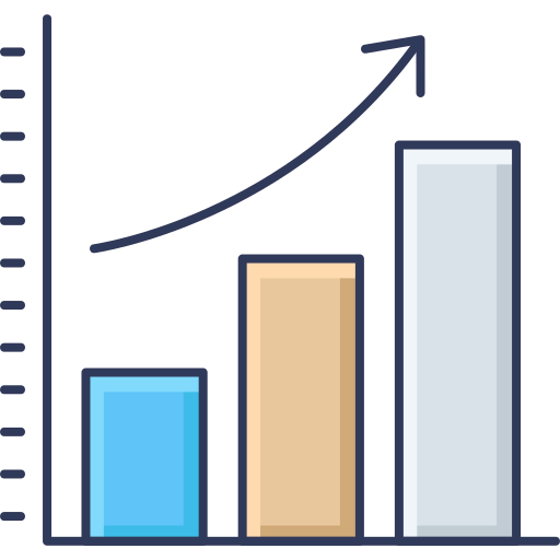 Bar graph icon