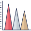 Line graph icon 64x64