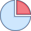 Pie graph icon 64x64