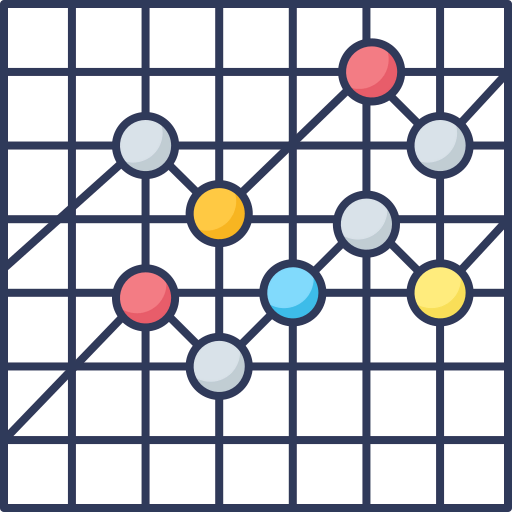Line chart icon