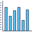 Bar graph icon 64x64