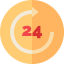 24 hours icon 64x64