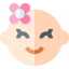 Baby girl icon 64x64