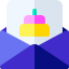 Birthday invitation icon 64x64