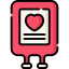 Blood donation icon 64x64