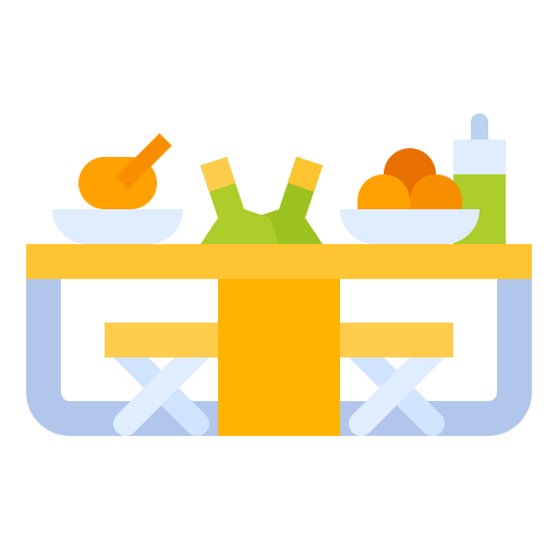 Picnic table icon