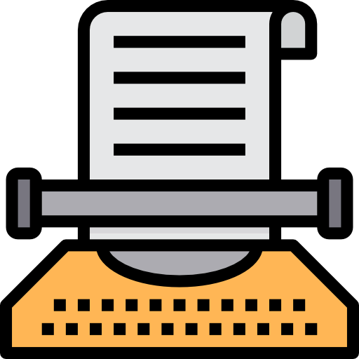 Typewriter icon