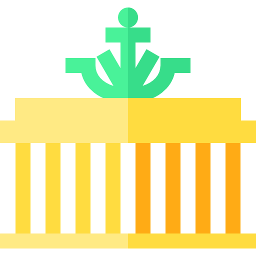 Brandenburg gate icône