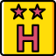 Hotel sign アイコン 64x64