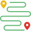 Road map icon 64x64