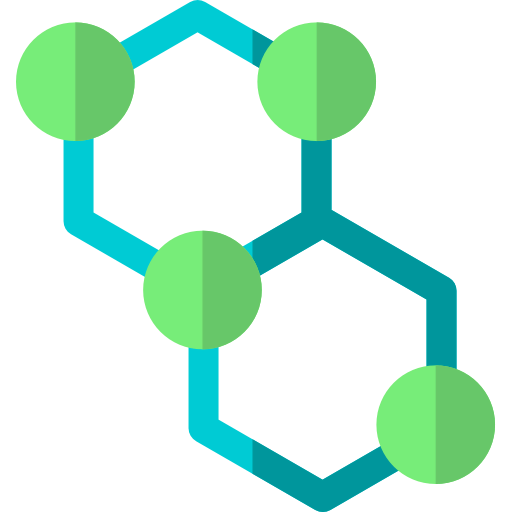 Molecular structure icon