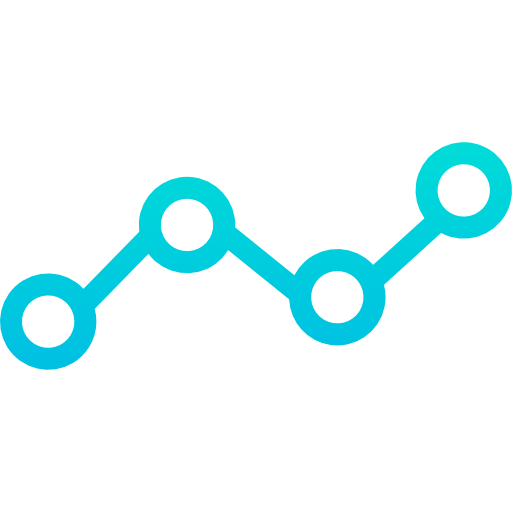 Line chart icon