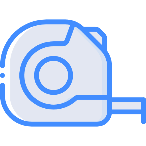 Measuring tape icon