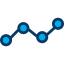 Line chart ícone 64x64