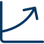 Line chart ícone 64x64