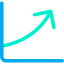 Line chart ícone 64x64