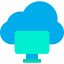 Cloud computing ícone 64x64