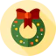 Christmas wreath icon 64x64