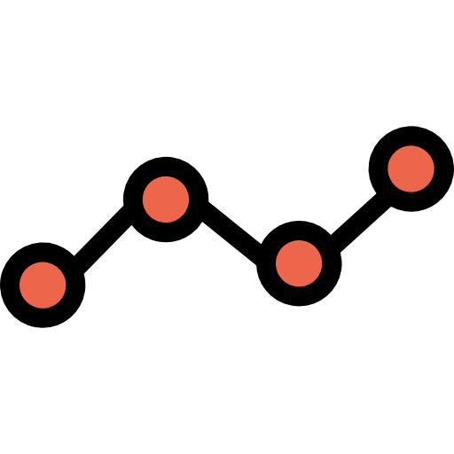 Line chart icon