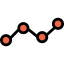 Line chart icon 64x64