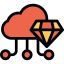 Cloud computing іконка 64x64